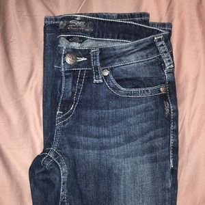 Silver Aiko Bootcut Denim Jeans